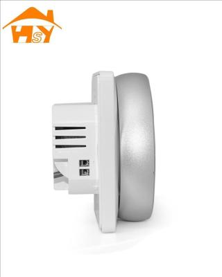 China Air Conditioning Valve Hysen HY312 Round Touch Screen Wifi Thermostat For Electric Floor Heating System HY312 for sale