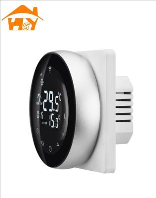 China Hysen HY312 Round Touch Screen Wifi Thermostat Digital Thermometer and Thermostat for Electric Floor Heating System HY312 for sale