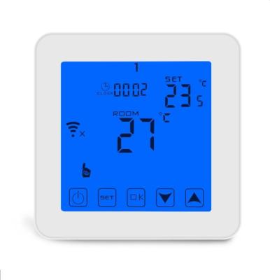 China 5A/250V Air Conditioner Temperature Controller Digital Thermostat WiFi LCD Touch Screen Remote Temperature Controller (WW); 16A/250V (US) for sale