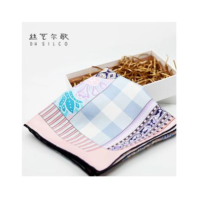 China Cheap Square Price 100% Real Silk Scarf 90*90Cm With 19 Mm Silk Material for sale