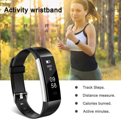 China Wholesale Smart Band Smart Sport Fitness Wristband Factory Health Watch ID115U for sale