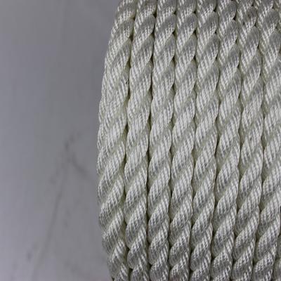 China Strong Polyester Rope 3 Strand Twisted Safety Rope For Protection for sale