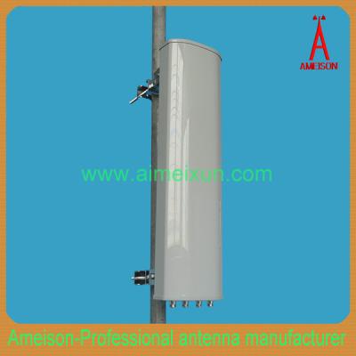 China 2.4 GHz+5.8 GHz 14 dBi 90 degrees WiFi Outdoor Directional Base Station Sector MIMO Panel DAS Antenna for sale