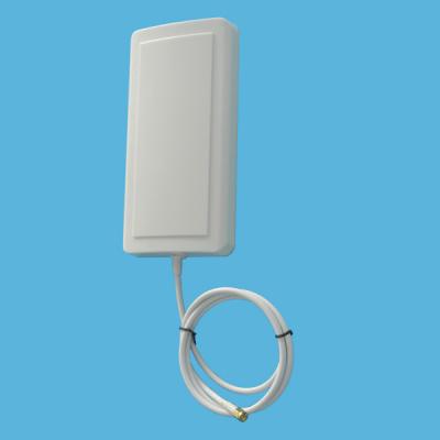 China Outdoor / Indoor WiFi Directional 2.4 Ghz Flat Panel Antenna Wall Mounted 12dBi for sale