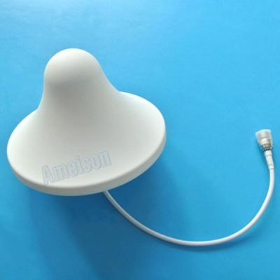 China 806 - 2500 MHz 3 DBi Omni Ceiling Antenna DAS In Building Dome Antenna for sale