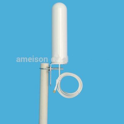 China 3/5dBi 4g LTE Omni Fiberglass Antenna 806-960/1710-2500MHz Low Standing Wave for sale