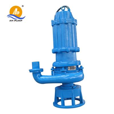 China High Efficiency 55kw High Flow Vertical Single Stage Electric Centrifugal Submersible Slurry Pump for sale