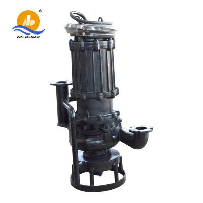 China High Efficiency 40hp Sludge Wastewater Sucker Metal Vertical Pond Submersible Sand Mud Slurry Pump for sale