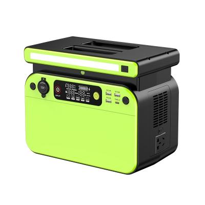 China High Quality Home Outdoor Solar Power Supply 162000mah 500w Storage Lifepo4 Portable Power Station For Camping for sale