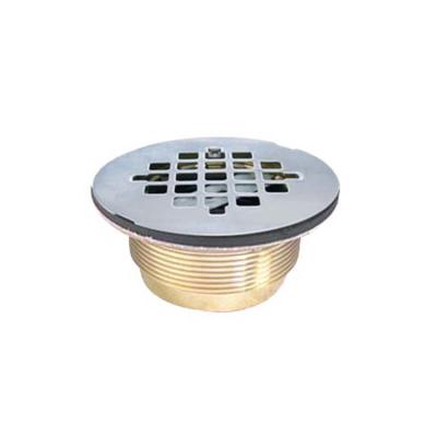 China 2020 Durable Drains Filter Stainless Steel Round Tiled Brass Bathroom Shower Floor Drain for sale