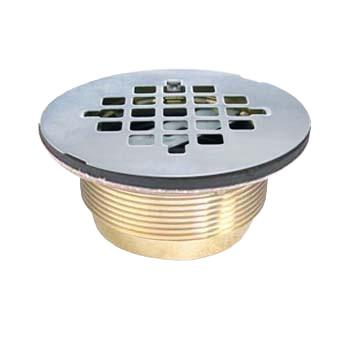 China Logo Brass Shower Drain Filter Strainer Stainless Steel Airport Style Durable Surface Piece for sale