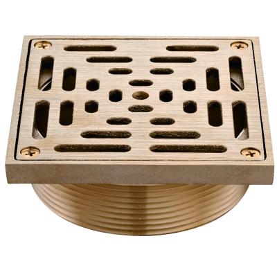 China Hot Selling Durable 4 Inch Bathroom Drain Bronze Floor Drains for sale