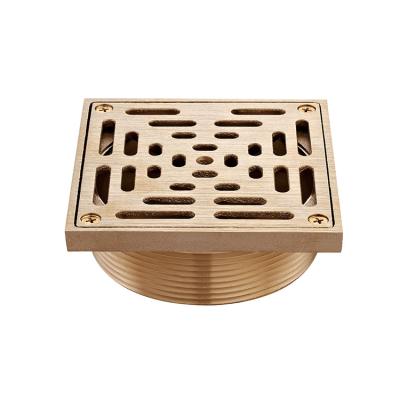 China New Design Modern Furniture Best Decorative Bronze 4 Inch Bathroom Floor Drain for sale