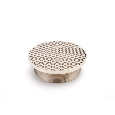 China Factory direct sale modern high quality round nickel silver bronze floor drain for sale