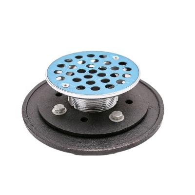 China 2020 Modern Cast Iron Floor Drain Washing Machine Recessed Floor Drain Supplier for sale