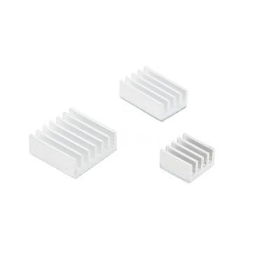 China White Raspberry Pi 4B Heatsink Set Aluminum Gold 3 White Black Green Solid Raspberry Pi 4B Aluminum Raspberry Pi 4B Heat Sink for sale