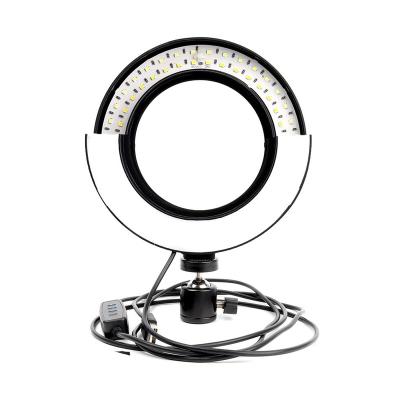 China Table Top Dimmable 10 Inch 26cm LED Circle Ring Light For Live Broadcast EEG-RL001 for sale