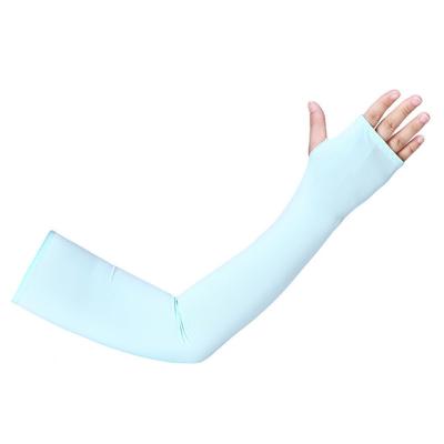 China Breathable Mens Cooling Arm Sleeves Fingerless Long Gloves Sun Protection Anti-Slip Arm Sleeves for sale