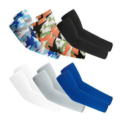 China Breathable Unisex UV Protection Arm Cooling Sleeves Ice Silk Arm Cover for sale