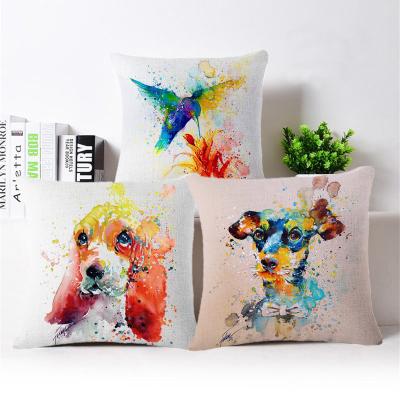 China Disposable Cartoon Tile DIY Decorative Pillow Case For Sofa Seat Cushion Cover Home Decor Pillow Cover for sale