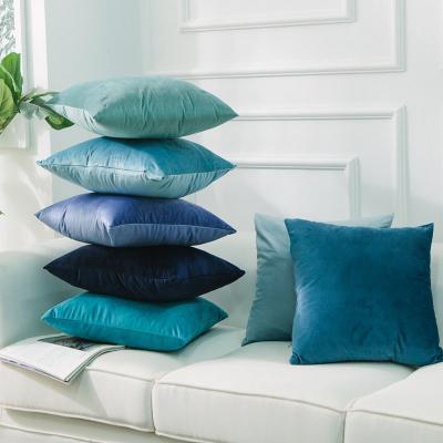 China Disposable Single Design Velvet Cushion Cover 45x45cm Pillow Cover Pillow Case for sale