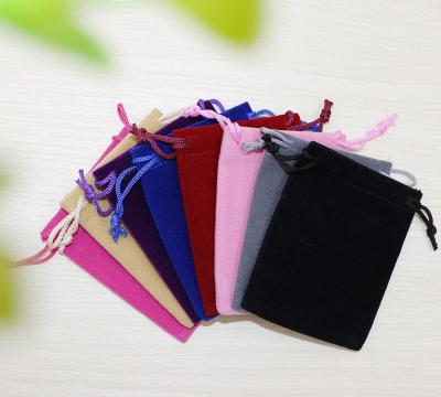 China Suede Jewelry Pouch/Recyclable Custom Printed Jewelry Pouch Pouch Velvet Pouch Drawstring Jewelry Pouch Velvet Jewelry Pouch for sale