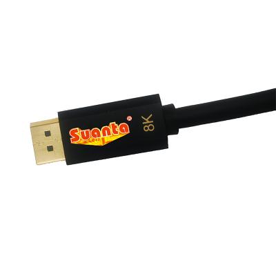 China Sports Arcade Games Cable 1.4V 6 Feet 8K@60Hz Male To Male DisplayPort To DisplayPort DisplayPort Super High Speed ​​Cable for sale