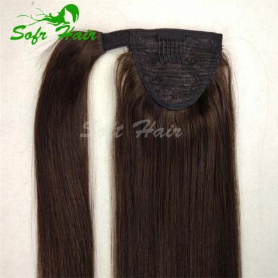 China Famous factory china silky straight human hair wave drawstring durable brazilian remy ponytail, hair ponytail for sale