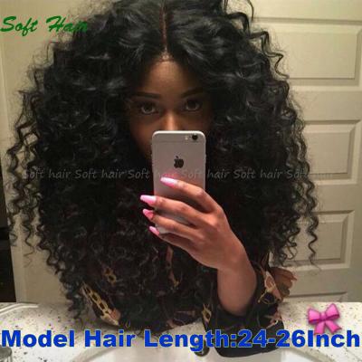 China Short Curl Full Lace Wigs Cap Curly Thin Curly Hair Full Lace Wigs For Black Women for sale