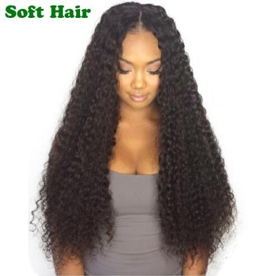 China Curly Virgin Indian Remy Body Wave Hair Wig Hand Tied Bleached Under 200 Knots Human Hair Full Lace Wigs for sale