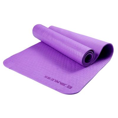 China JIANLE Eco-friendly BY Private Label Purple Rubber Washable Low Price Large Inventory Yoga Mat for sale