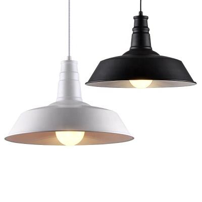 China Modern Contemporary Industrial Style Black Metal Vintage Led Bulb Restaurant Cafe Indoor Pendant Light Cast Iron for sale