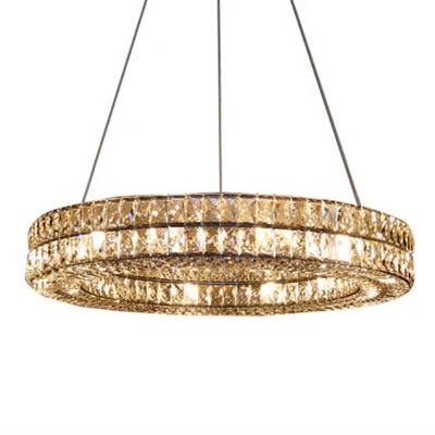 China Hotel Post Modern American Crystal Chandelier Luxury Crystal Chandelier For Villa for sale