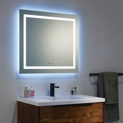 China Bright Modern Hotel Led Mirror Custom Smart Led Makeup Mirror With Led Lights For Bathroom Makeup for sale