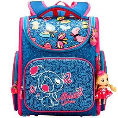 China Anti-theft Girls' School Bag For Cute Cartoon Large Capacity Backpack With Dolls for sale