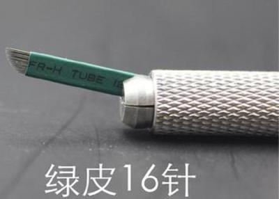 China Make-upaugenbrauen-Tätowierungs-Nadeln PCD dauerhafte für manuellen Tätowierungs-Stift 16 Pin Needle zu verkaufen