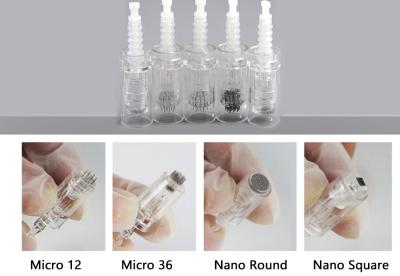 China Solo cartucho Microneeding de la aguja del tatuaje del paquete para el cartucho nano de la aguja M7/A1 del Dr. Pen en venta