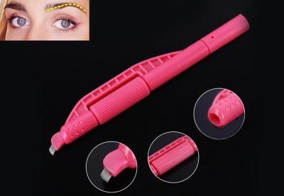 China Hete van de de make-upwenkbrauw van de verkoop beschikbare microblading pen 3D permanente van de de lippeneyeliner hand de tatoegeringspen met 14pin-blad Te koop