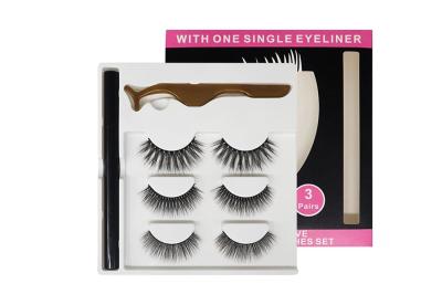 China De in het groot Magnetische Wimpers van Magneet Valse Mink Eyelash Set Lash Eyeliner met Toegelaten Pincetoem/ODM Te koop