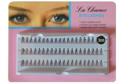 Κίνα Τιμή 60pcs/Set μαύρη φυσική πλαστή ψεύτικη Eyelash μακροχρόνια επέκταση Makeup εργοστασίων Eyelash συστάδων 8/10/12 χιλ. Lashe προς πώληση