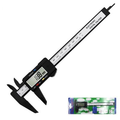 China 6 Schieblehre-Mikrometer-Messgerät-Digital-Machthaber Zoll-Plastik-Vernier Calipers 150mm elektronischer Digital zu verkaufen