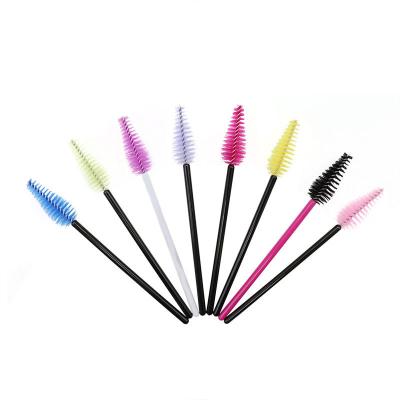 China 50 pieces 10cm Disposable Eyelash Extension Brush Brow And Lash Comb for sale