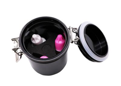 China 150g Portable Eyelash Extension Activated Carbon Glue Storage Tank for sale