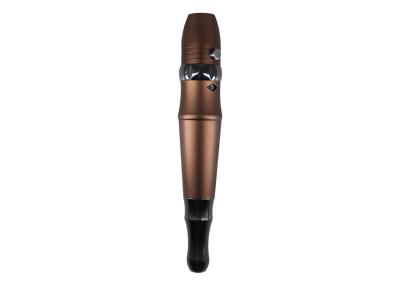 China Brown Aluminum Microblading Pen Permanent Cosmetic Tattoo Machine for sale