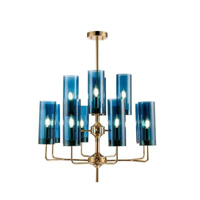 China New Arrival Modern Home Deco Glass Ceiling Lamp Living Room Modern Chandelier Led Decorative Lights for sale