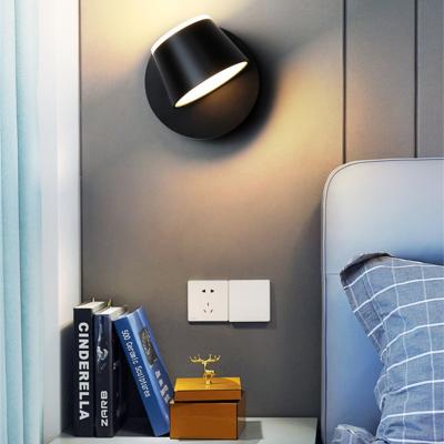 China Home Deco Minimalist Indoor Bedroom LED Wall Lamp Hotel Bedside Through Wall Light for sale