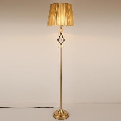 China Factory Direct Crystal Bedside Table Lamps American Industrial Modern Living Room Floor Lamp Decorative Reading Lamp for sale