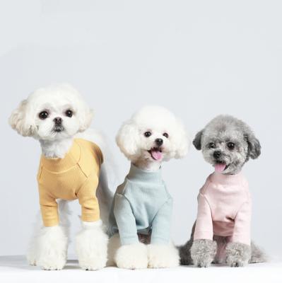 China Sustainable Solid Color Pet Clothing Dog Clothes With Multi Sizes for sale