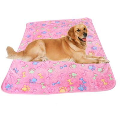 China Best Selling Sustainable Fleece Amazon Soft Luxury Dog Blanket For Dog for sale