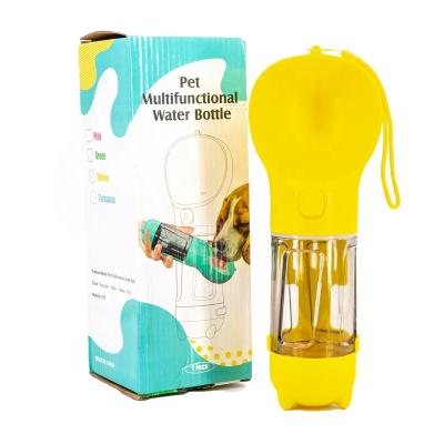 China Portable Travel Pet Drink Dispenser Pet Driver Bowl Dog Viable Water Bottle for sale